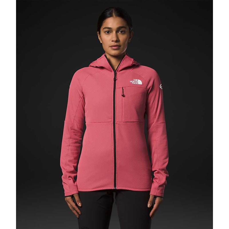 The North Face Women’s Summit FUTUREFLEECE Full Zip Hoodie XSmall Slate Rose-396