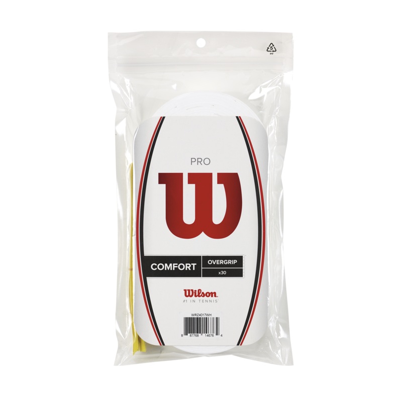 Wilson Pro Overgrip 30 Pack – White White One Size