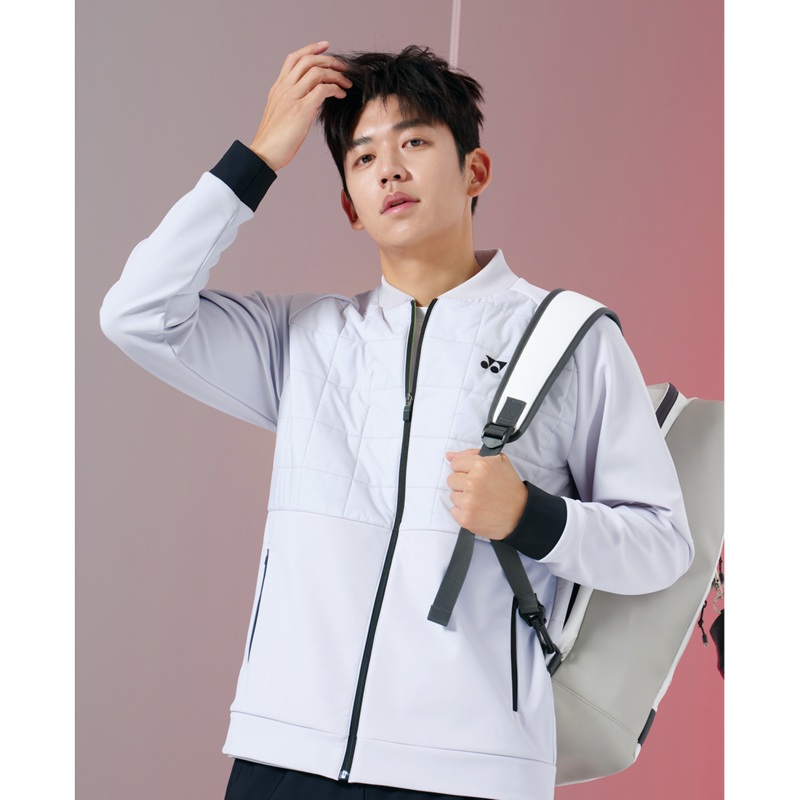 YONEX Men’s Warm Up Jacket 243WU005M LIGHT GRAY 95(M)