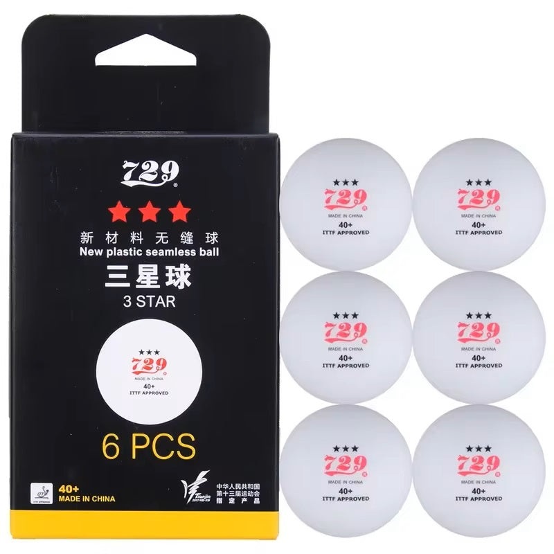 729 3-Star Seamless Balls – Six Pack Box