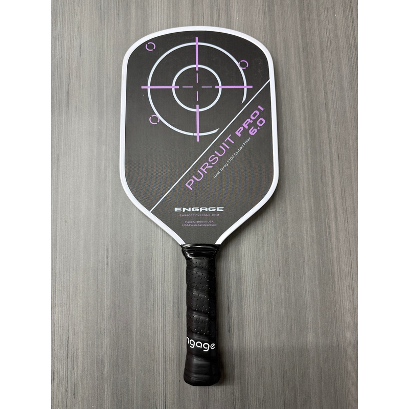 ENGAGE Pursuit Pro1 6.0 Pickleball Paddle Raw T700 Carbon Fiber – USED