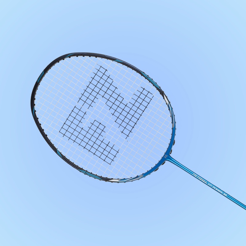 HT Power 32 Unstrung Attacking Badminton Racket (French Blue) – 3U/G5 Fz Forza | Kibi Sports 3U
