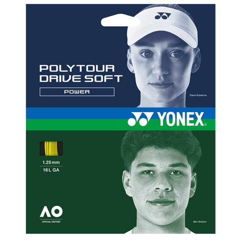 Polytour Drive 125 Tennis String Flash Yellow