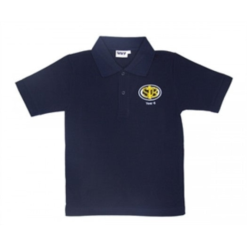 St Bernadette’s Primary School Navy Polo (YEAR 6) 7/8 NAVY