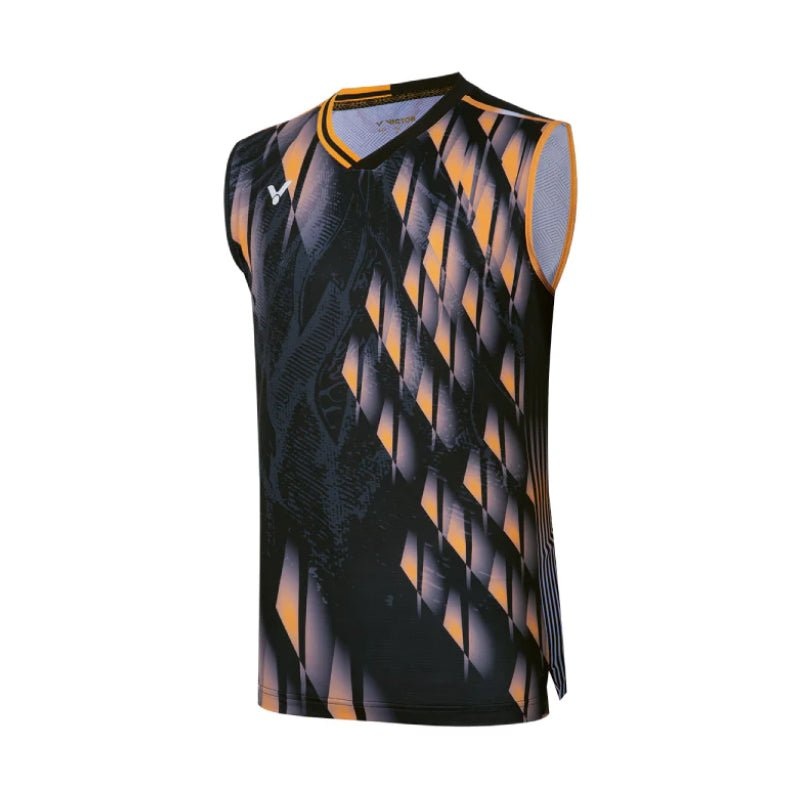 VICTOR TOURNAMENT Series Sleeveless shirt T-45001 C Black Kodai Naraoka Unisex M
