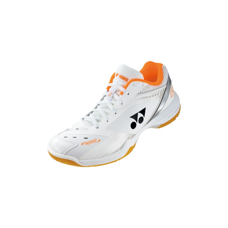Yonex Power Cushion 65Z3 Wide Badminton Shoes [White/Orange]
