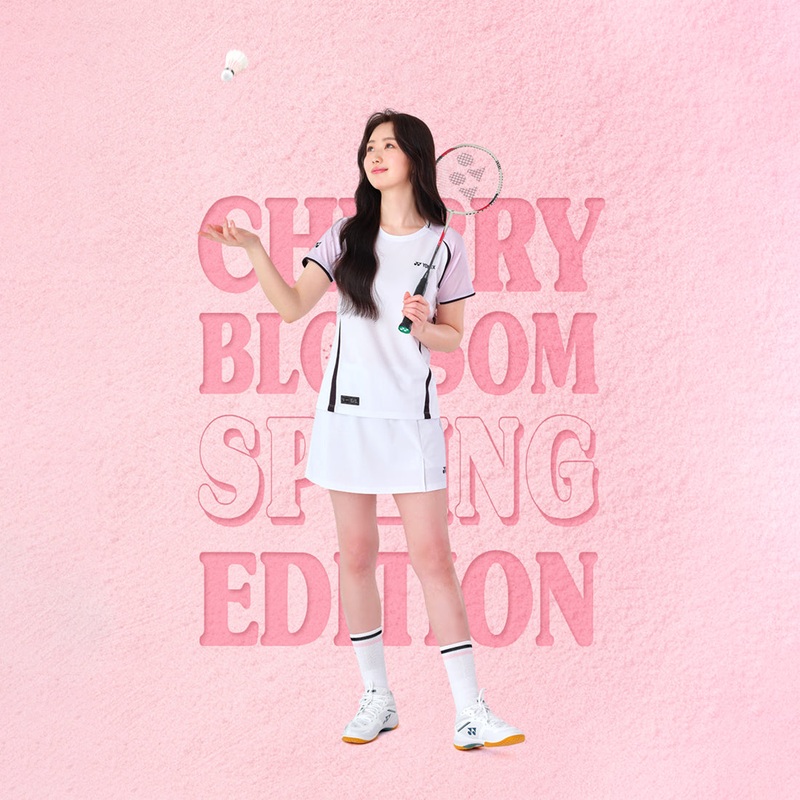 YONEX WOMEN’S T-SHIRTS 252TS002F (2025 Cherry Blossom Edition) WHITE 85(XS)