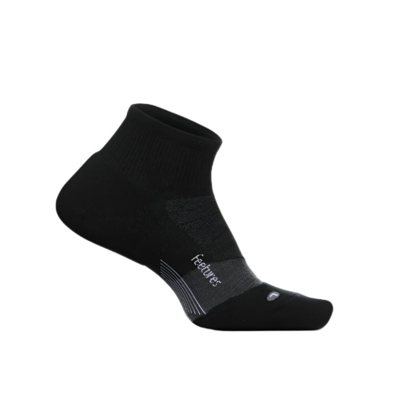 Feetures Merino 10 Cushion Quarter Medium Charcoal