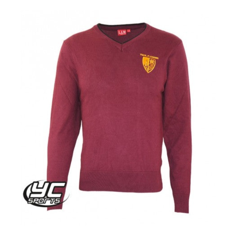 Plasmawr Regular Fit Jumper Lower School 7/8 MAROON/BLACK