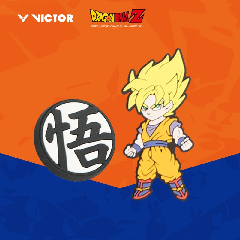 VICTOR x Dragon Ball Z Shoelace Charms PG4002DBZ White/Yellow (AE)
