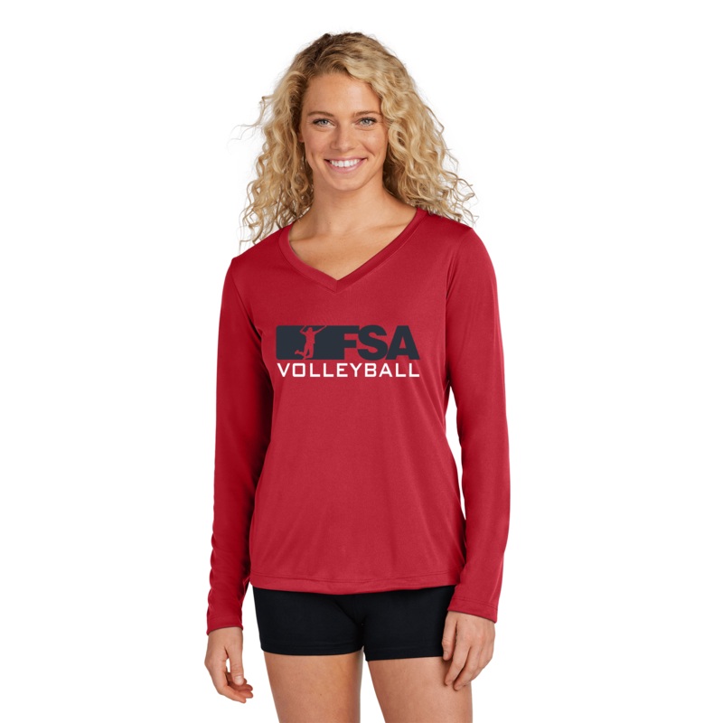 FSA Volleyball Ladies Long Sleeve Drifit Shirt