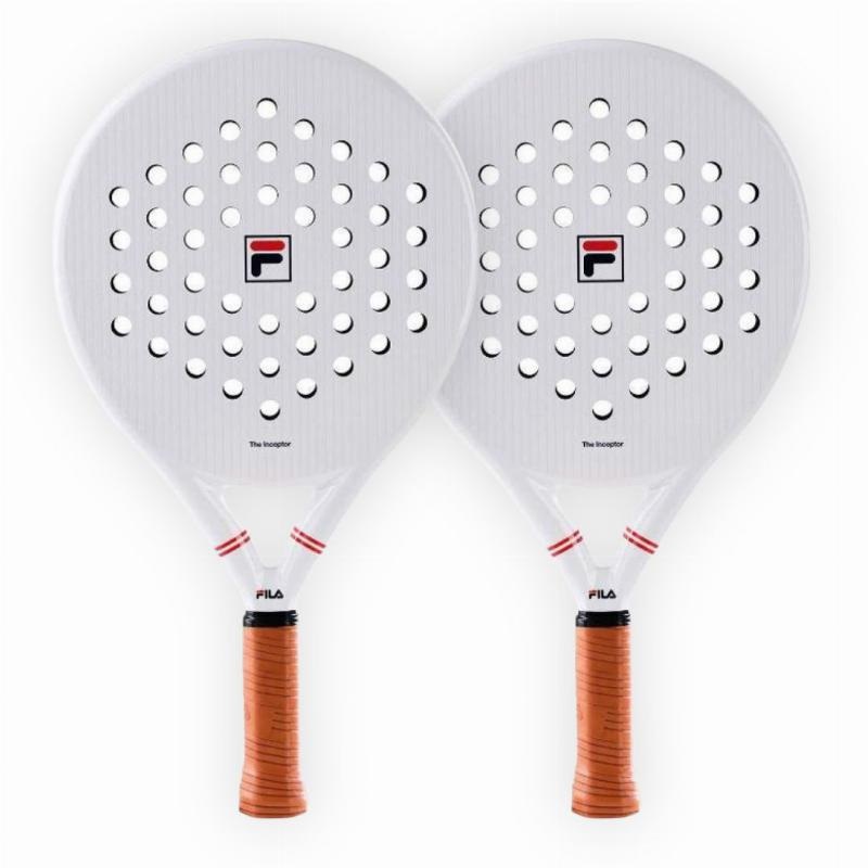 Pack Pala Fila The Inceptor Blanco X2