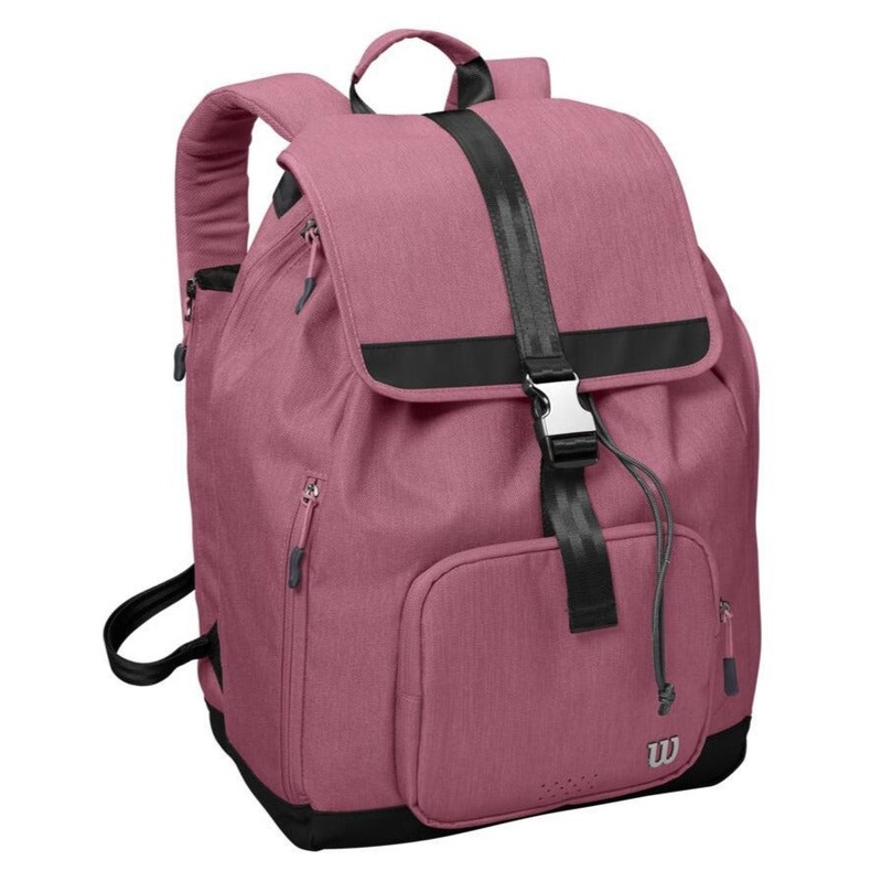 Wilson Women’s Foldover Backpack Racquet Bag (Pink)