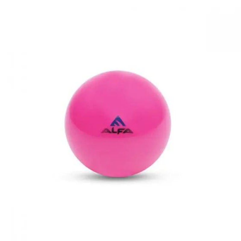 ALFA Hockey Turf Ball Plain Hollow (Pack of 6) | KIBI Sports Pink