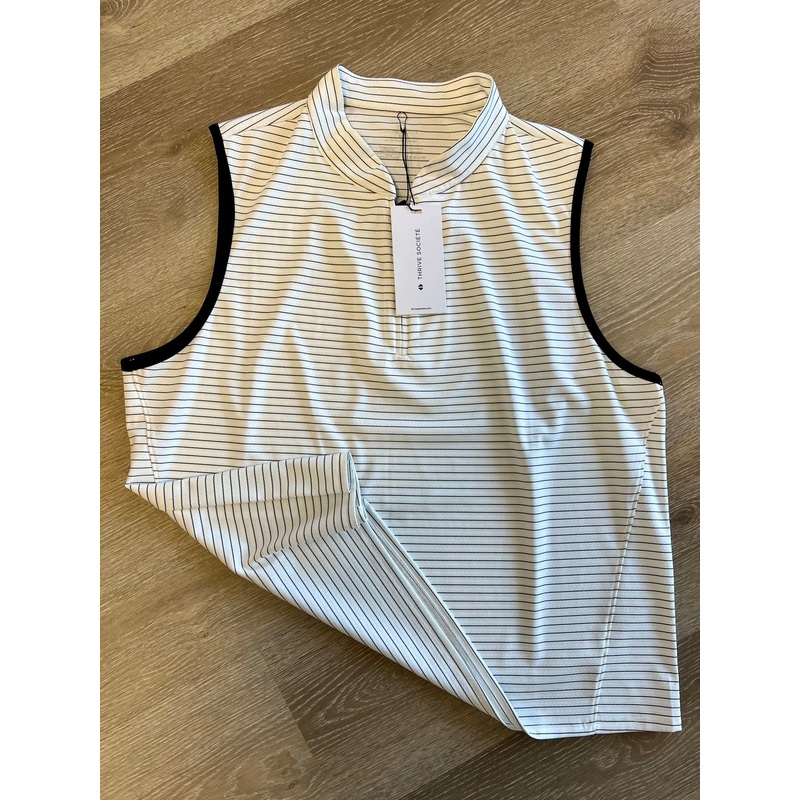 Thrive Societe Stripe Zip Tech Tank