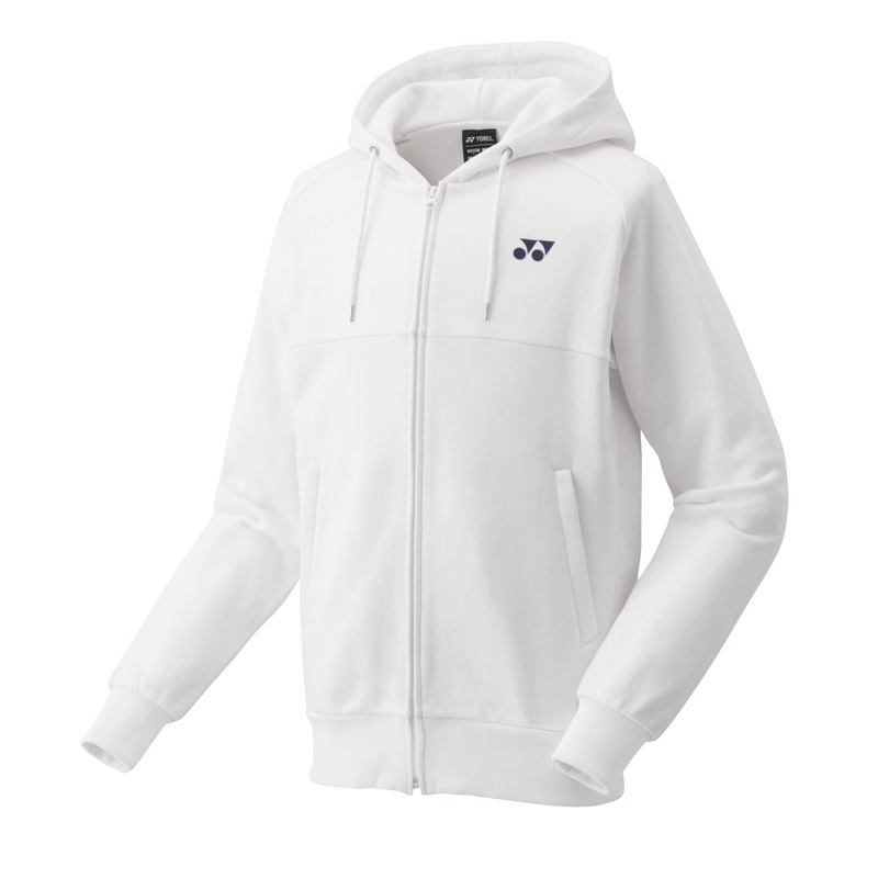 Yonex Mens Sweat Full-Zip Hoodle 50121 White(011) S