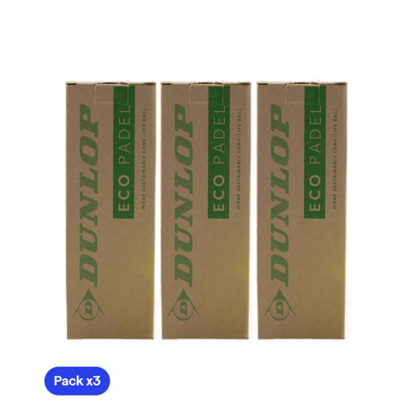 Dunlop Eco  Padel Balls (Pack x3)