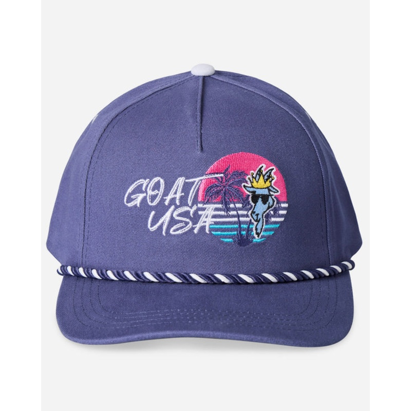 Goat USA Summer Palm A-Frame Hat Navy