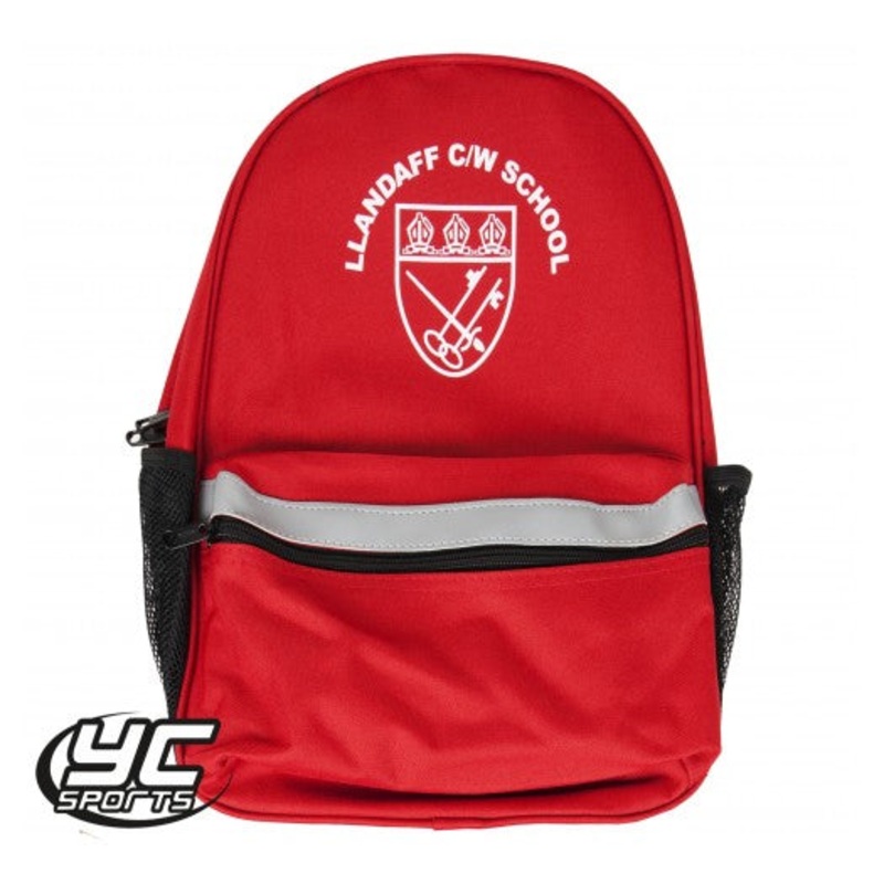 Llandaff City Church In Wales Primary School Rucksack O/S RED