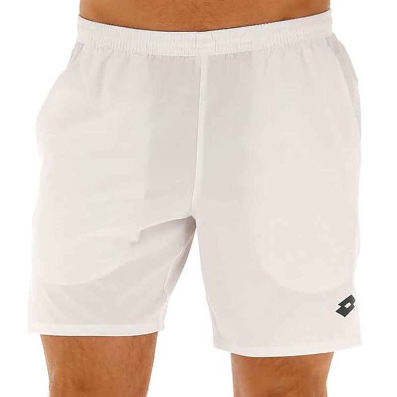 Lotto Men’s Top II Short 7-Inch (Bright White)