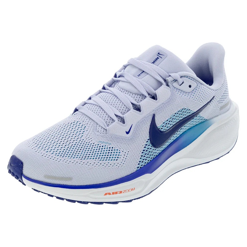 Men`s Pegasus 41 Running Shoes Ghost and Blue Void