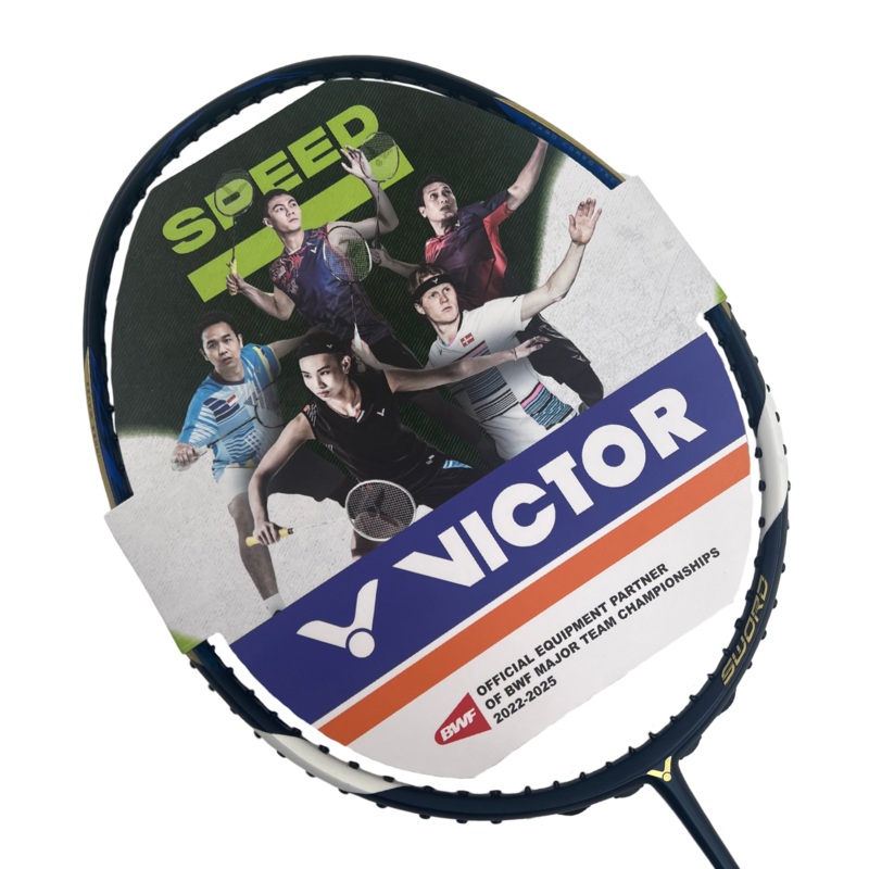 Victor Bravesword 12SE B Badminton Racket (Unstrung) Black/White 4UG5
