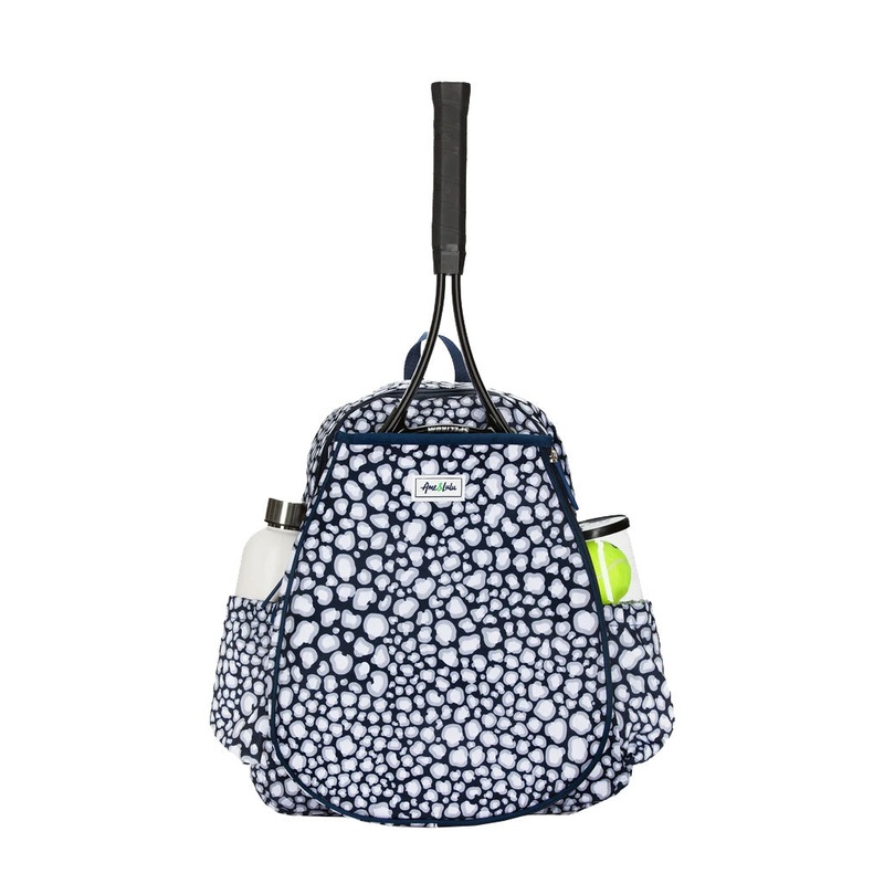 Ame & Lulu Game On Navy Leopard Tennis Backpack