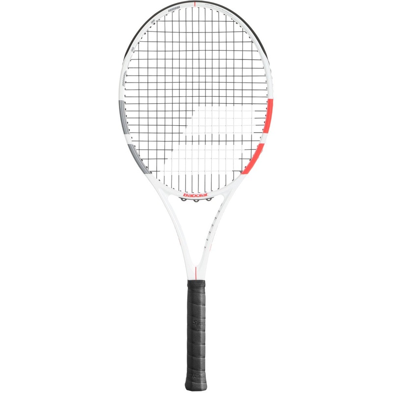 Demo Babolat Evo Strike 102 290g Strung Tennis Racket G2 WHITE/RED/BLACK