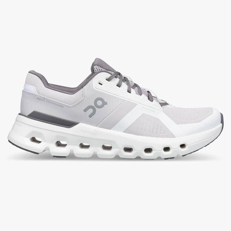 On Cloudrunner 2 Running Shoe Men – Frost/white White/Frost 7