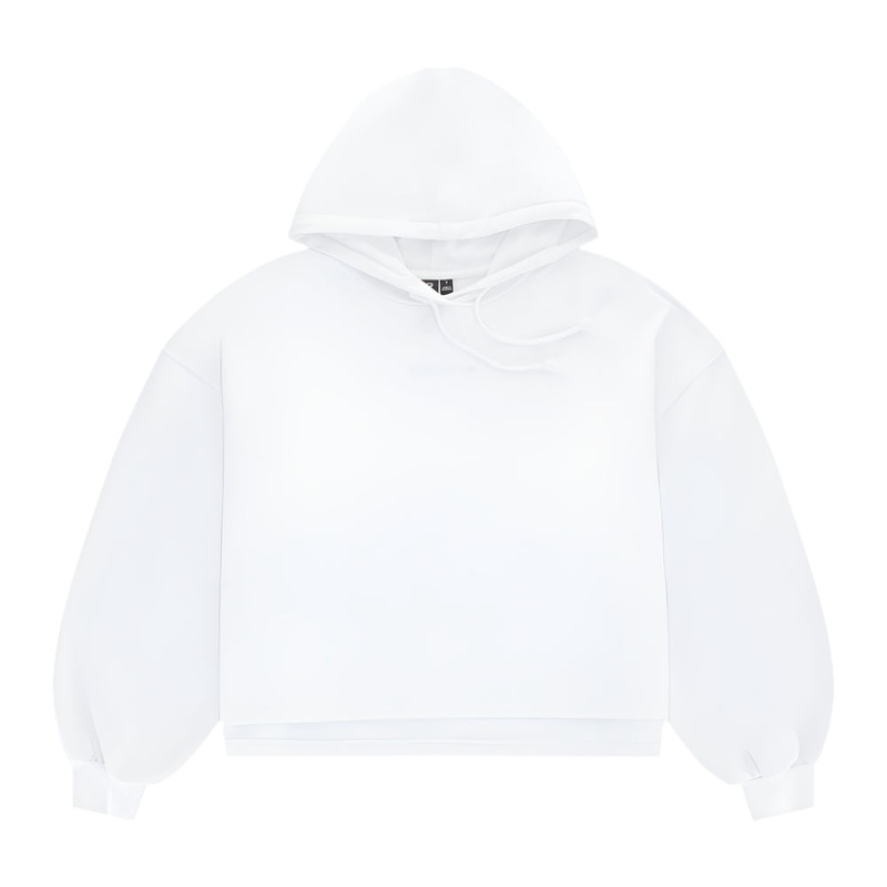 Osaka Women Cropped Hoodie | White