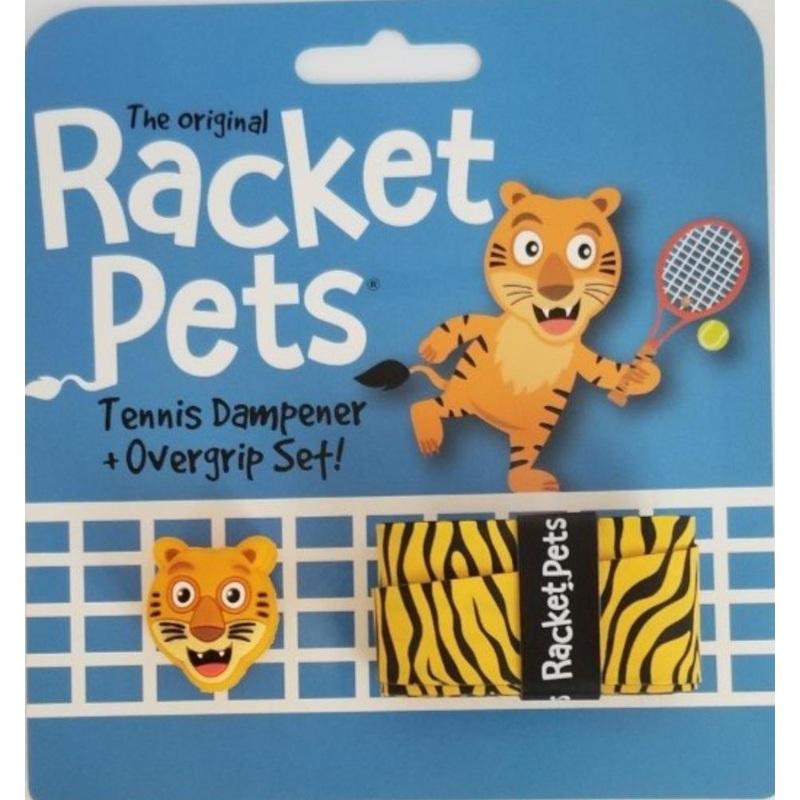 Racket Pets Tiger Overgrip & Dampener Set