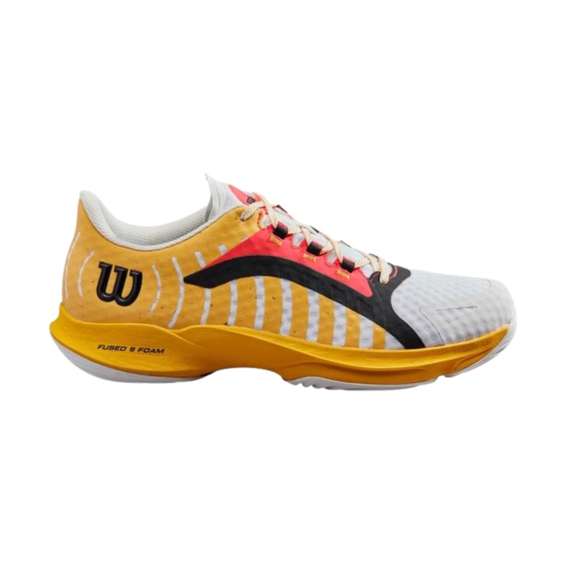 Wilson Hurakn Pro White/Oldgold | Padel Shoes