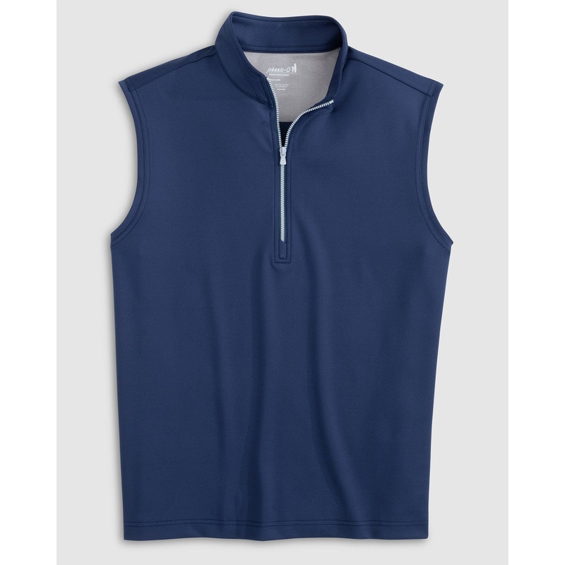 Johnnie-O Men’s Dave 1/4 Zip Performance Vest Navy Small