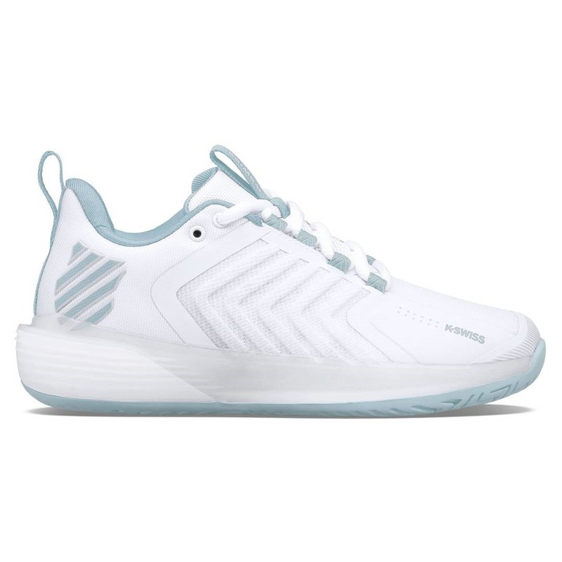 K-Swiss Ultrashot 3 Women’s Tennis Shoe (White/Blue)
