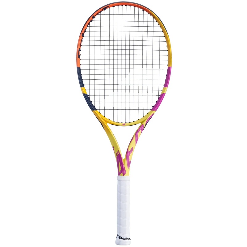 Demo Babolat Pure Aero Lite Rafa 100 270g Strung Tennis Racket (Free Restring) G2 YELLOW/ORANGE/PURPLE