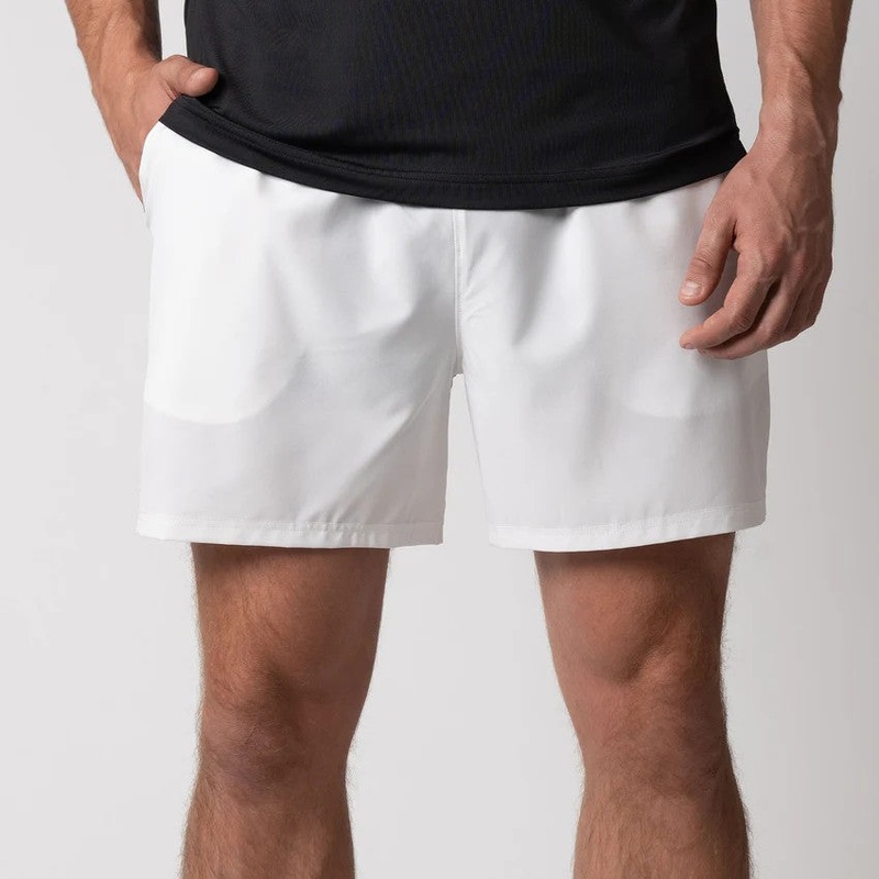 JOOLA MEN`S WOVEN SHORTS 5″ WHITE