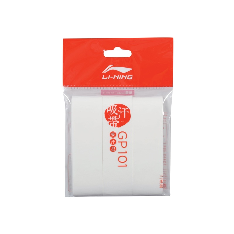 Li-Ning GP101 Grips -3 Pieces -White White One Size