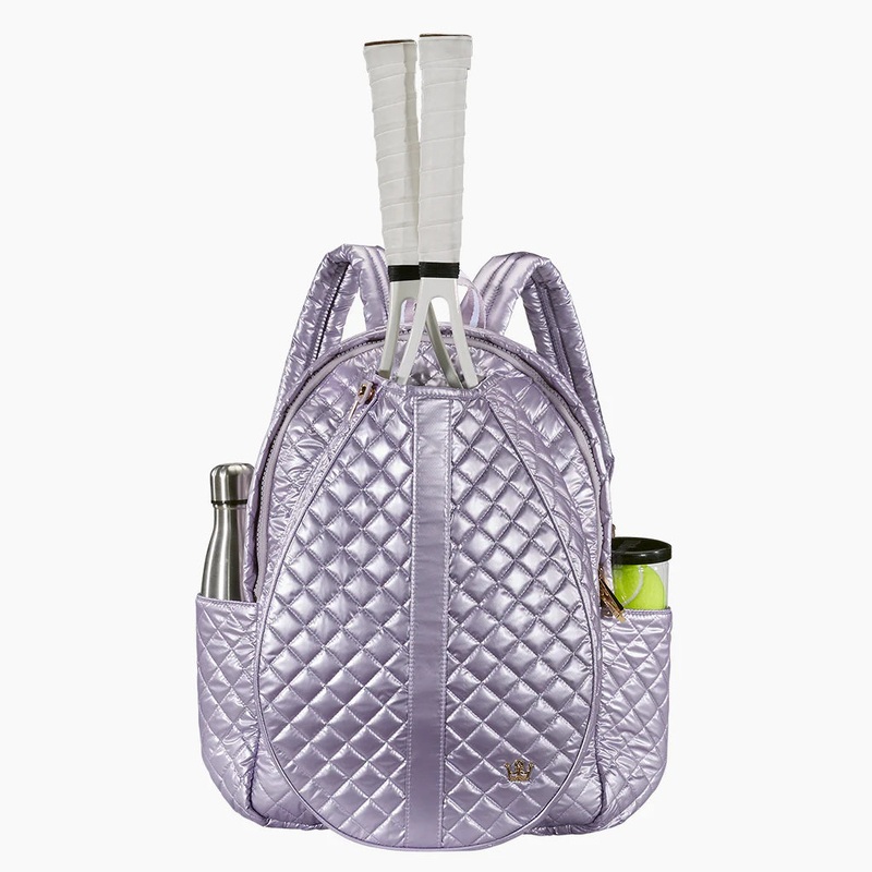 Oliver Thomas Wing Woman Tennis Backpack – Lavender Metallic
