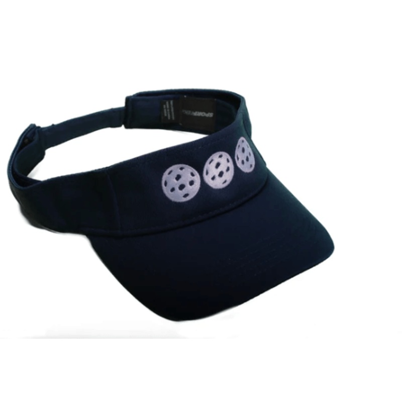 PB&Jelly Pickleball Visor Black/Hot Multi-Color