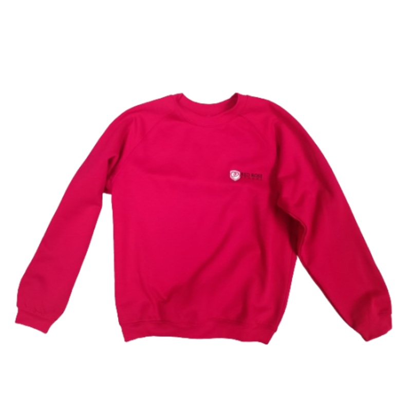 Red Rose School Sweatshirts red 3/4 RED