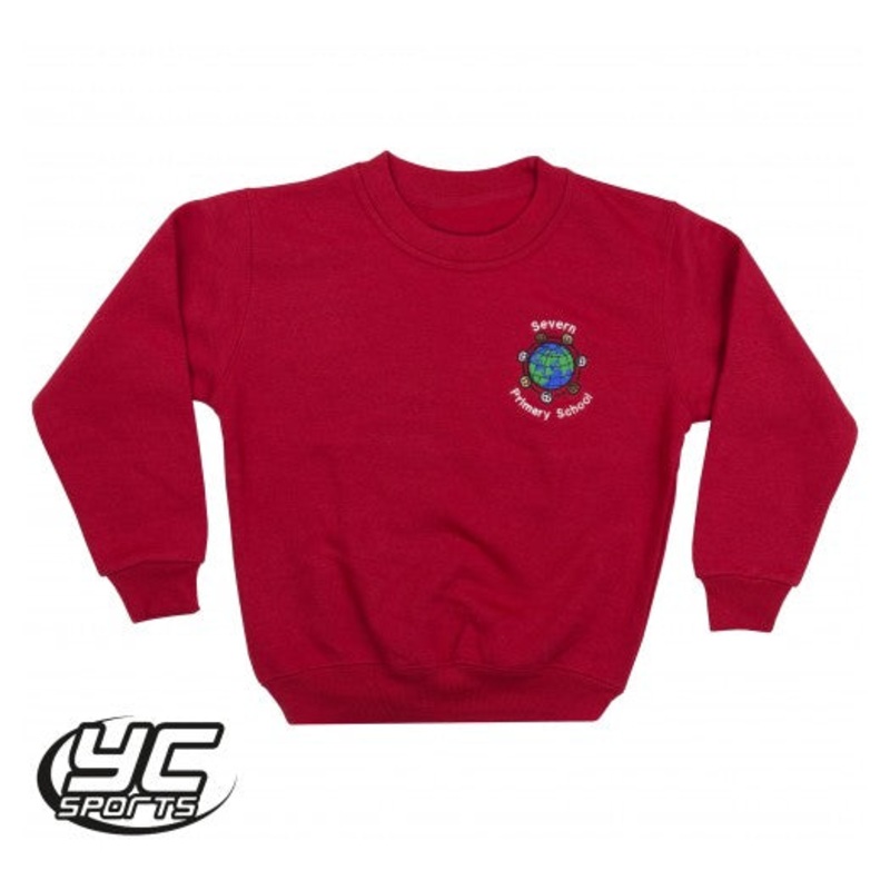 Severn Primary School Sweatshirt 2/3 RED