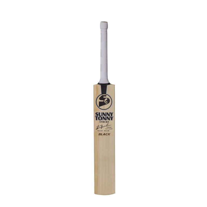 SG Sunny Tonny Xtreme Black  Grade 2 Worlds Finest English Willow Cricket Bat (Leather Ball) Sh