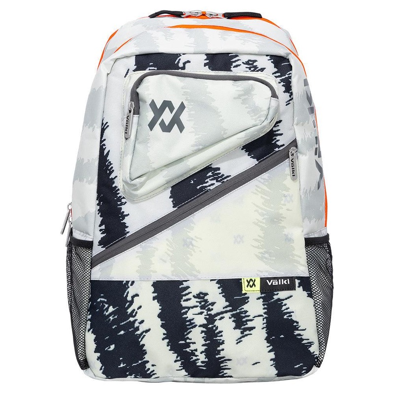 Tour Zebra Euro Tennis Backpack Black and Neon Yellow