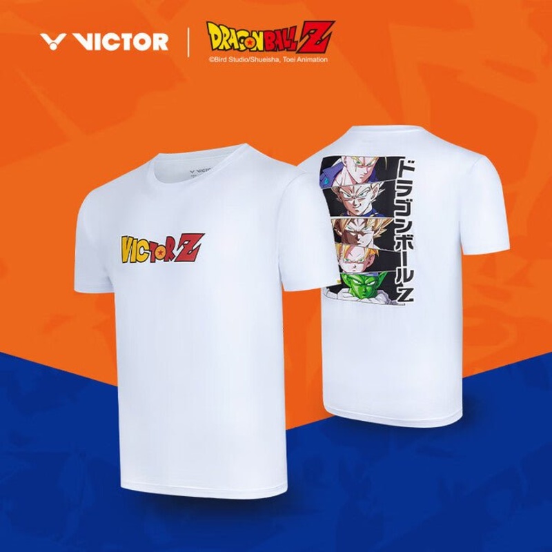 VICTOR x Dragon Ball Z Unisex Knitted T-Shirt – T-503DBZ-A White ASIA S (165/84A)