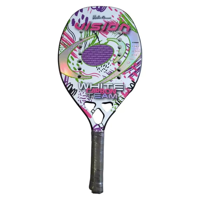 Vision WHITE CARBON TEAM 2023 Intermediate Beach Tennis Paddle