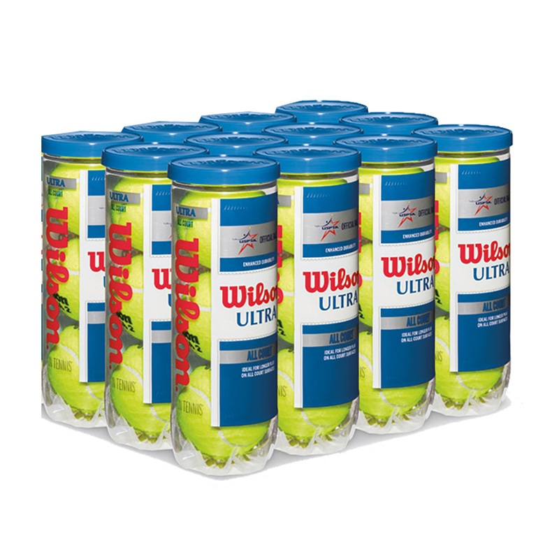 Wilson Ultra All Court Tennis Balls 12 Cans