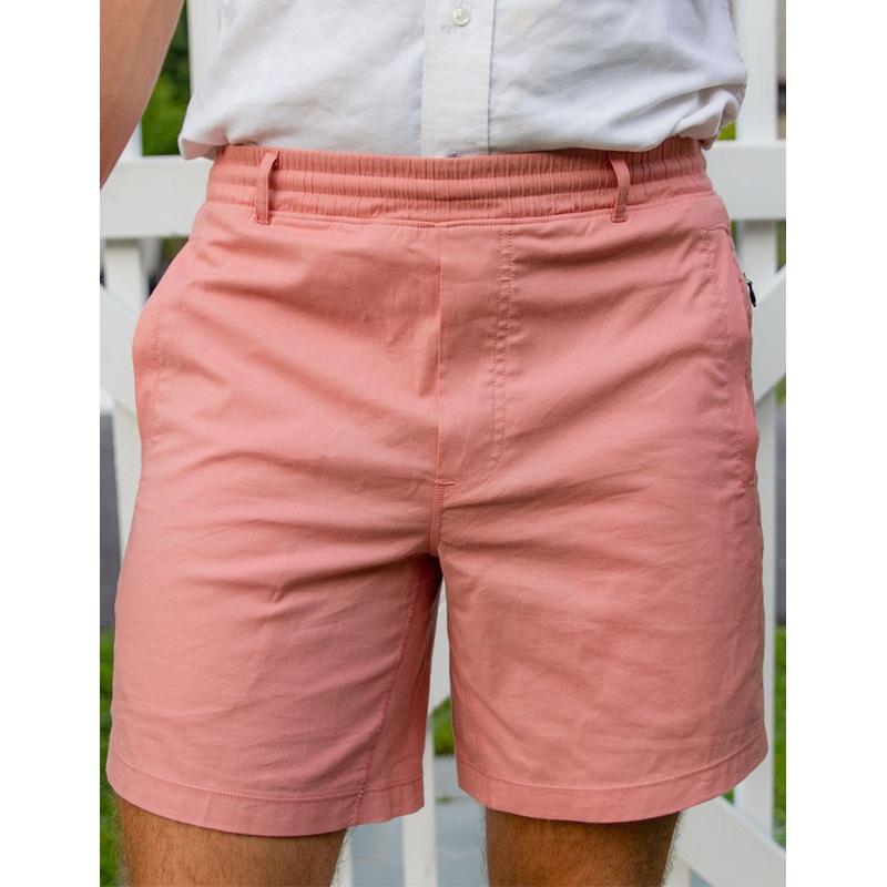 Birddogs Mens Oxford Shorts Small Nantucket Red