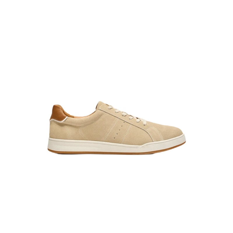 Johnnie-O Men’s Topspin Oxford Leather Sneaker Tan 8
