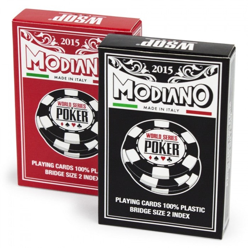 Modiano World Series of Poker 2015 Cards 9Ball India | Kibi Sports Red