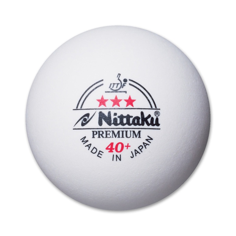 Nittaku 3-Star Premium 40+ Balls (3 Balls)